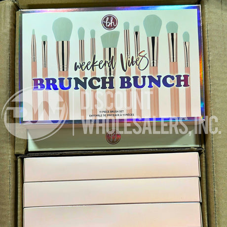 BH Cosmetics Brunch Bunch 11 Piece Makeup Brush Set (144 Pcs Lot)