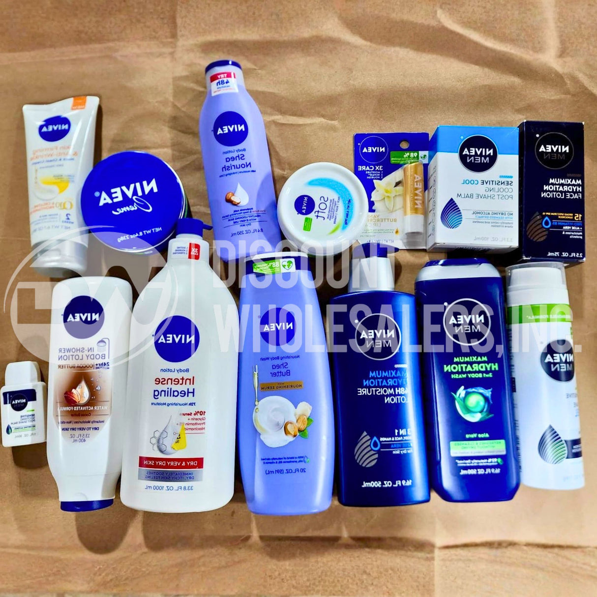 Nivea Assorted Different Sizes (60 Pcs Lot)