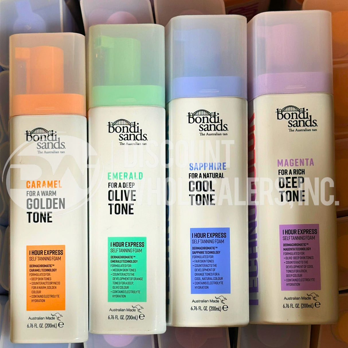 Bondi Sands Technicolor Tanning Foam Mix (279 Pcs Lot)