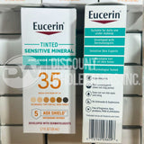 Eucerin Tinted Sensitive Mineral SPF 35 Sunscreen 1.7oz (84 Pcs Lot)