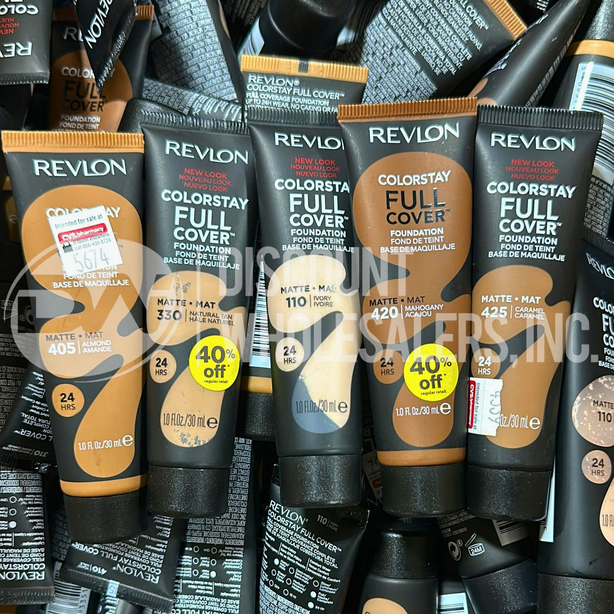 Revlon Colorstay Full Cover foundation Matte Assorted Mix 24HRS (500 Pcs Lot)