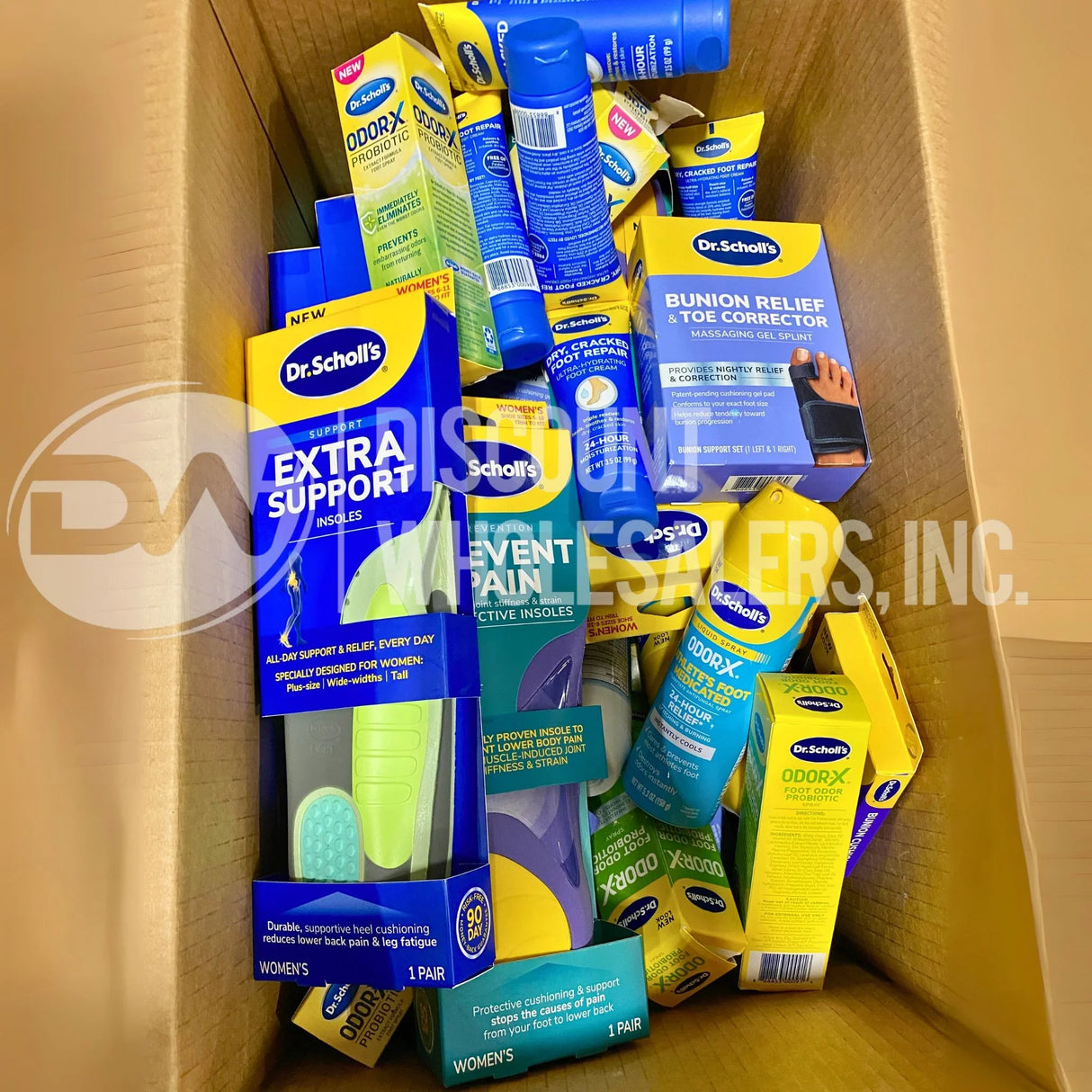Dr. Scholl’s Assorted Foot Care Essentials – Relief & Comfort (50 Pcs Lot)