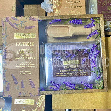 Tuscan Hills Selected Scents - Magnolia & Amber and lavender Scented Bath Mix (49 Pcs Lot)