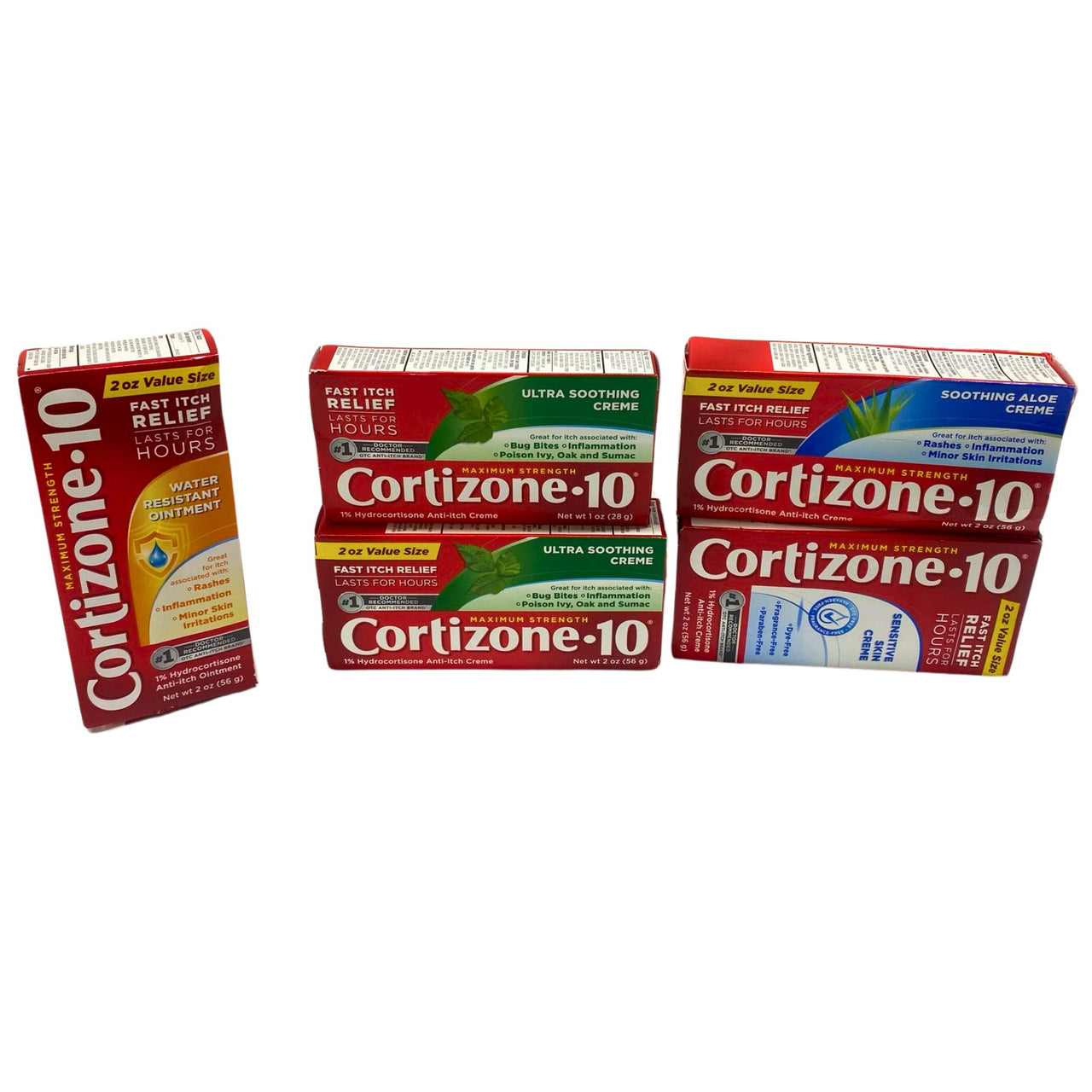 Cortizone 10 Fast Itch Relief Lasts Cream Assorted Mix 