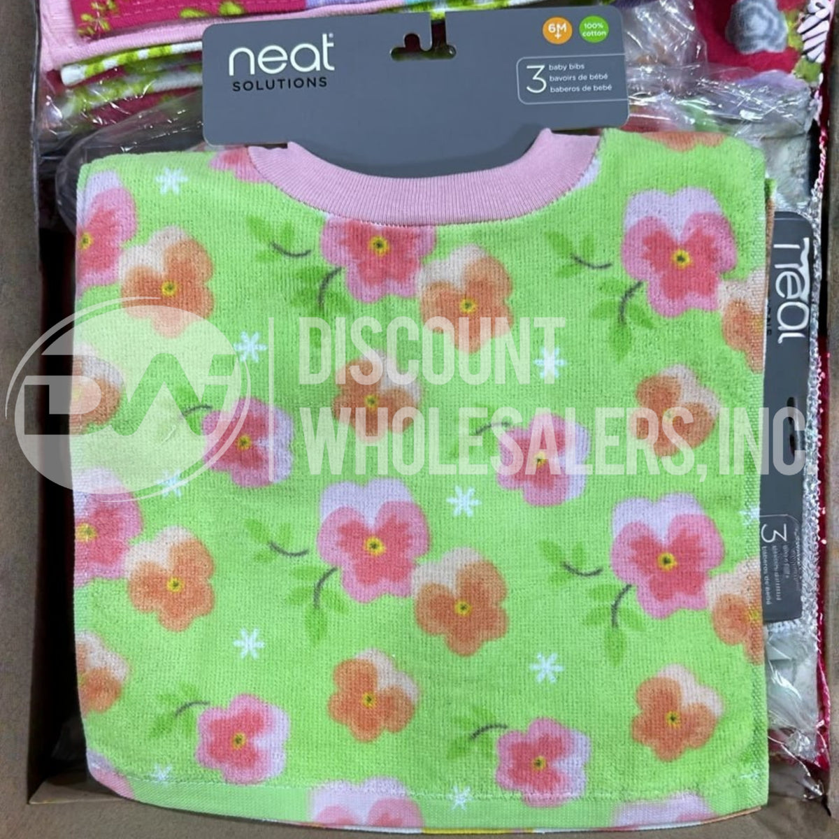 Neat Solutions Flower Bibs Mix 3 Pack (95 Pcs Lot)