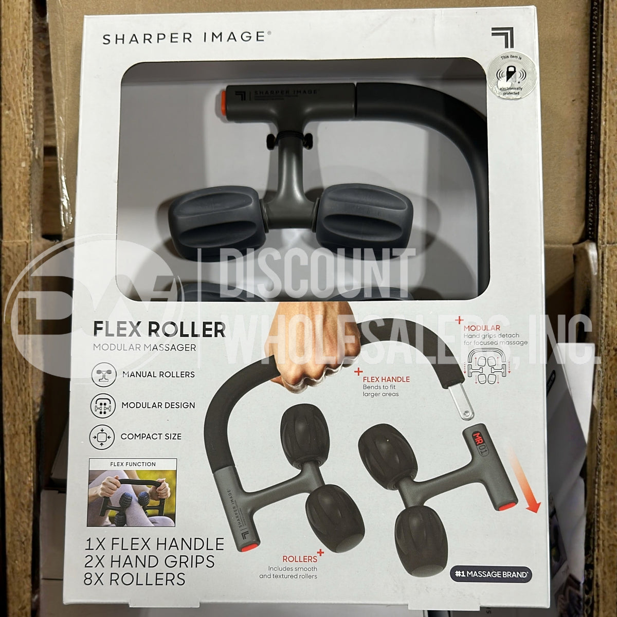 Sharper Image Flex Roller Modular Massager – 8 Rollers (30 Pcs Lot)