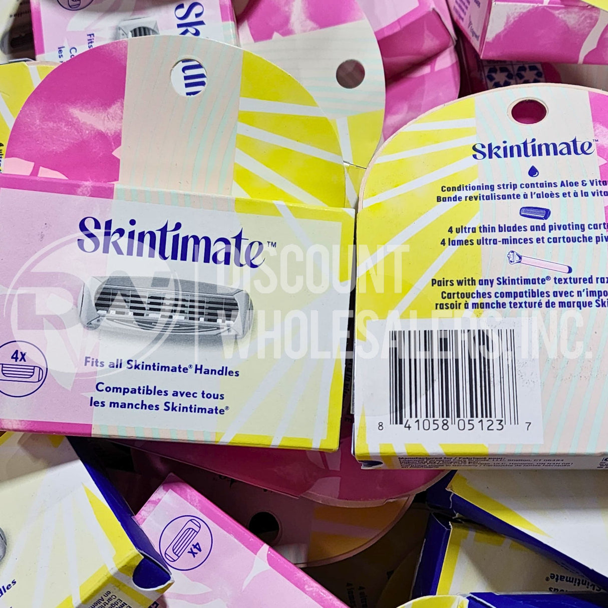 Skintimate Fits All Skintimate Handles 4 Ultra Thin Blades (520 Pcs Lot)