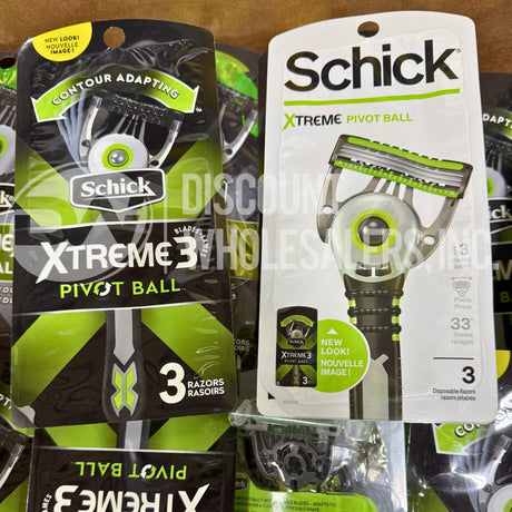 Schick Xtreme Pivot Ball 3 Disposable Razors (600 Pcs Per Pallet)