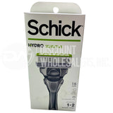 Schick Hydro Sensitive 5 blades 5 skin guards Pro-Vitamin B5 + Aloe 1 Razor + 2 Cartridges (300 Pcs Lot)