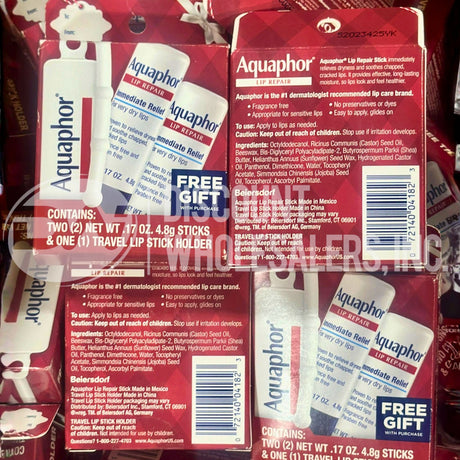 Aquaphor Lip Repair Inmediate Relief Travel Lipstick Holder (200 Pcs Lot)