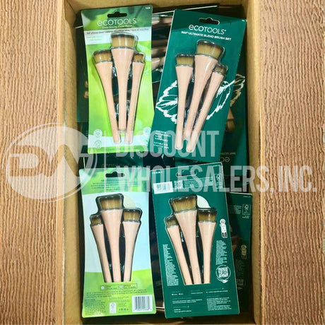 EcoTools 360 Blend Brush Set 3pc Face Brushes (41 Pcs Lot)
