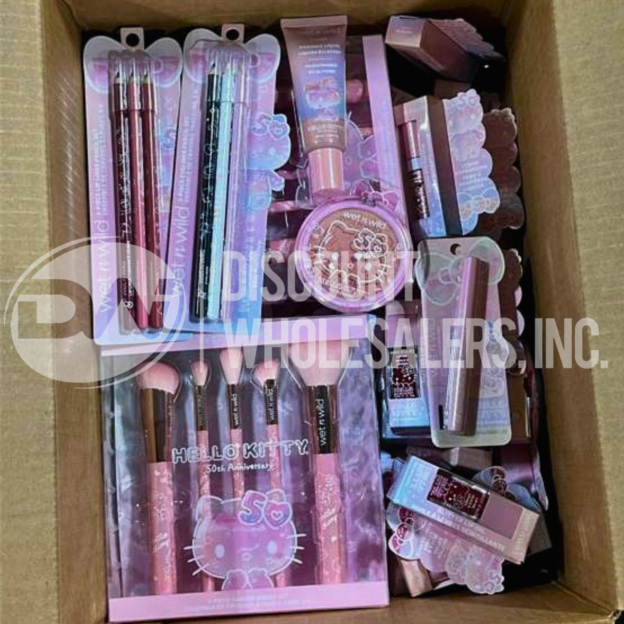 Wet N Wild Assorted Makeup Mix Blush, Eyeshadow, Eyeliner & Lip Products (70 Pcs Lot)