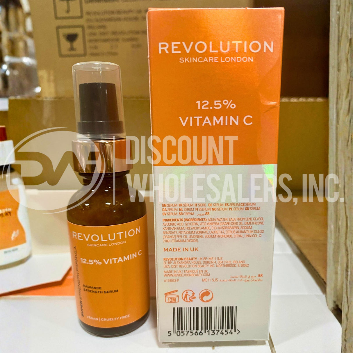 Revolution 12.5 Vitamin Serum Super Strength Formula 1.01 Fl. Oz (36 Pcs Lot)