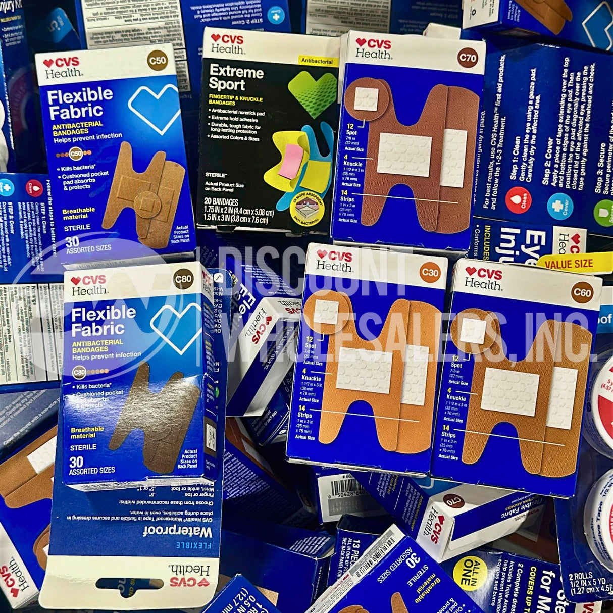 Bandages, Covers, Eye Pads And More, Different Sizes (175 Pcs lot)