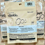 Kitsch No-Snag Elastic Easy Glide Braids Ponytail New 100 Pieces 3 Sizes (480 Pcs Lot)