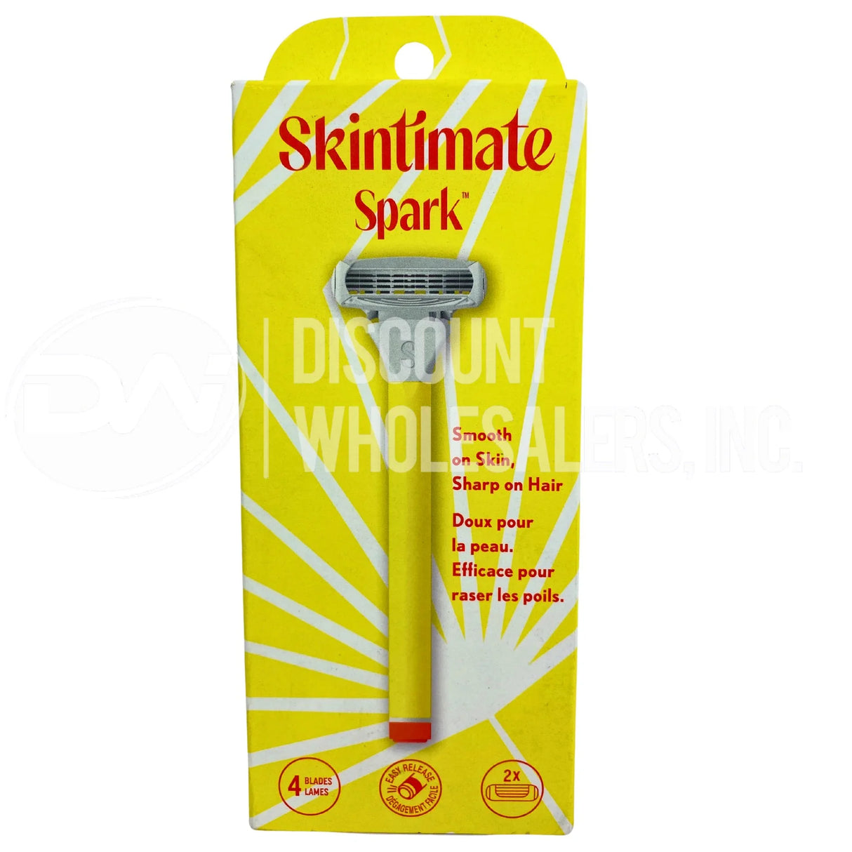 Skintimate Spark Smooth Women’s Razor Blades – 4 Blade, 2 Cartridges (60 Pcs Lot)