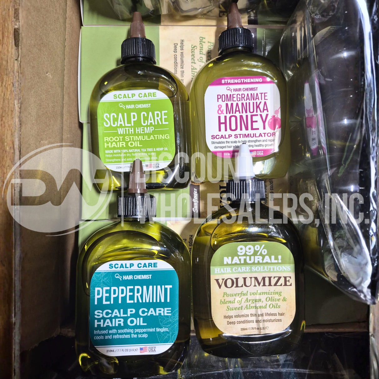 Mezcla de aceites para el cabello Hair Chemist (lote de 98 piezas)