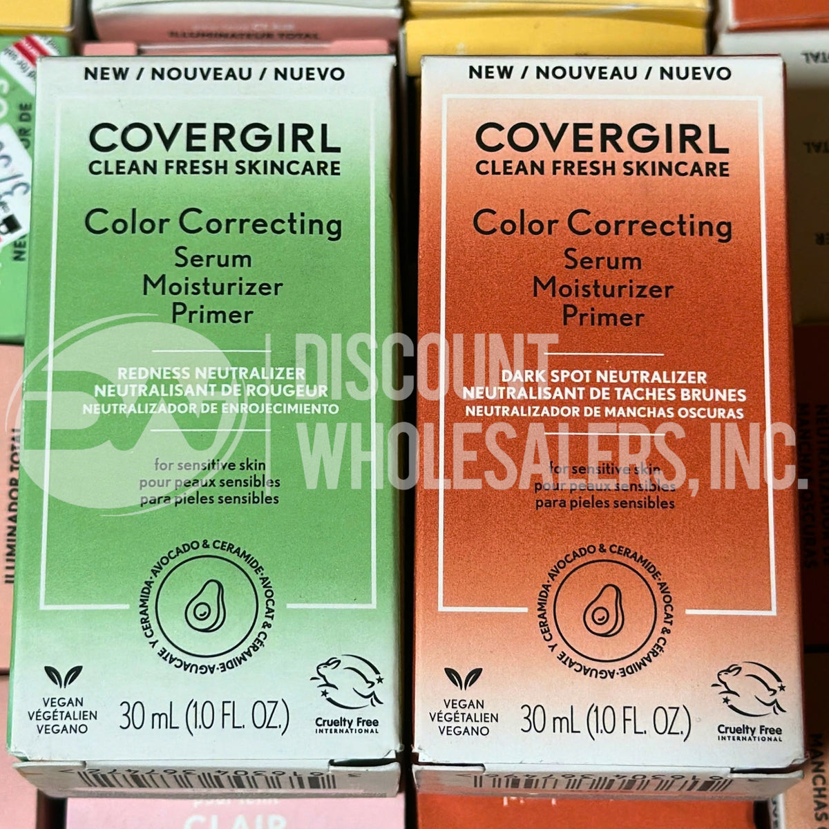 Covergirl Clean Fresh Skincare Color Correcting Serum Primer Moisturizer Mix (360 Pcs Lot)