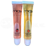 Max Lip Gloss Ultra Shine Pink Jelly Peach And Strawberry Mix (360 Pcs Lot)