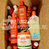 Cantu Assorted Shampoo, Conditioner, Cream, And More Different Sizes (100 Pcs Lot)