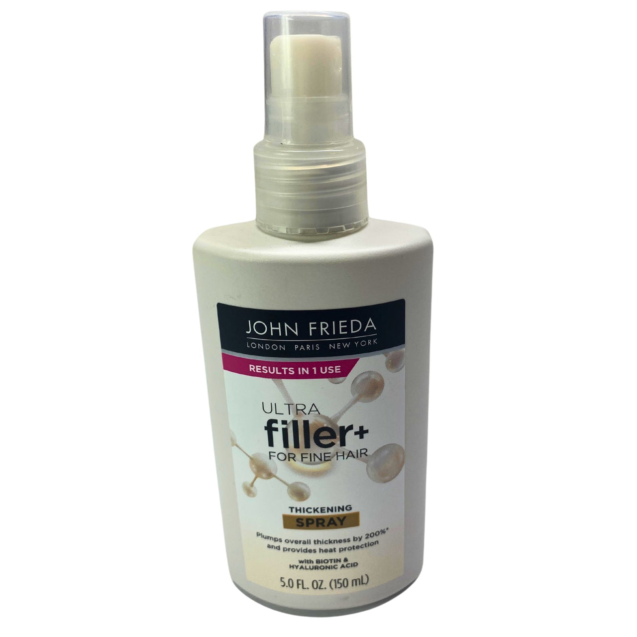  John Frieda Ultra Filler+ Thickening Spray, Biotin & Hyaluronic, 5 FLoz (35 Pcs Lot)