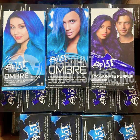 Splat Ombre Ocean And Passionate Purple Mix (42 Pcs Lot)