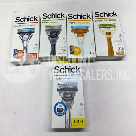 Schick Men Razors Assorted (200 Pcs Lot)