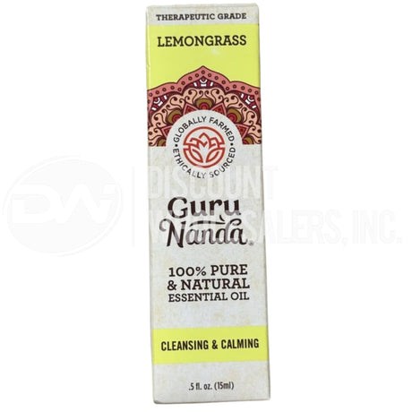 GuruNanda 100% Pure Lemongrass Essential Oil 0.5ml (215 Pcs Lot)