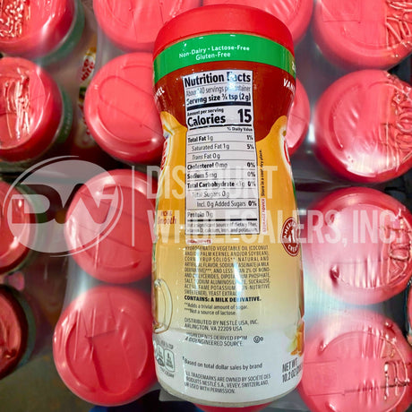 Nestle Coffee Mate Zero Sugar Vanilla Caramel 10.2 Oz. (72 Pcs Lot)