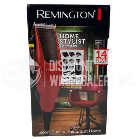 Remington Home 14-Piece Haircut Kit – Stylist with Case (50 Pcs Lot)