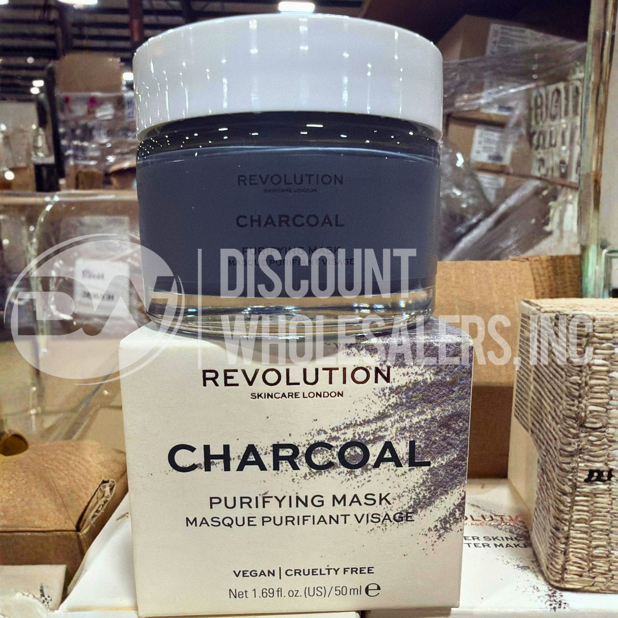 Revolution Charcoal Purifying Mask Vegan 1.69 Fl. Oz. (36 Pcs Lot)