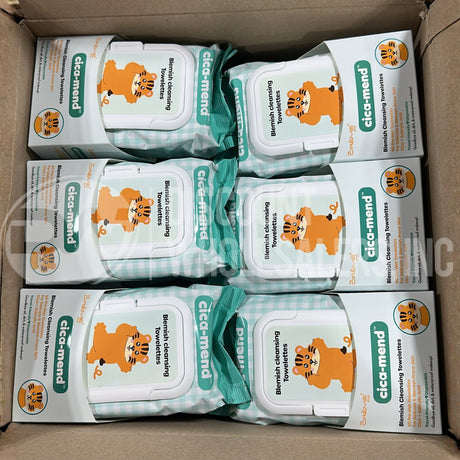 The Crème Shop Cica-Mend Blemish Cleansing Towelettes 60 Count (108 Pcs Lot)