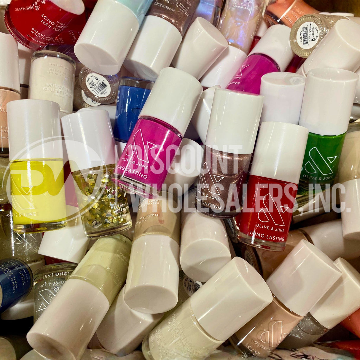 Olive & June Nail Polish Long Lasting Assorted Colors (300 Pcs Lot)