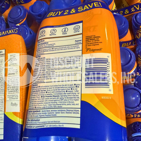 Banana Boat Sport Ultra Clinically Proven SPF 50 2 Pack (70 Pcs Lot)