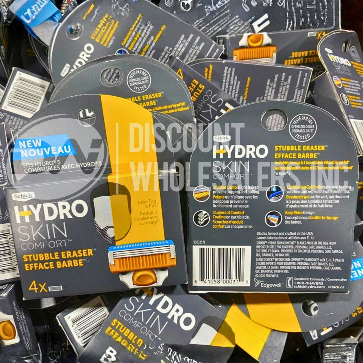 Hydro Skin Comfort Stubble Eraser 4 Cartridges (600 Pcs Lot)