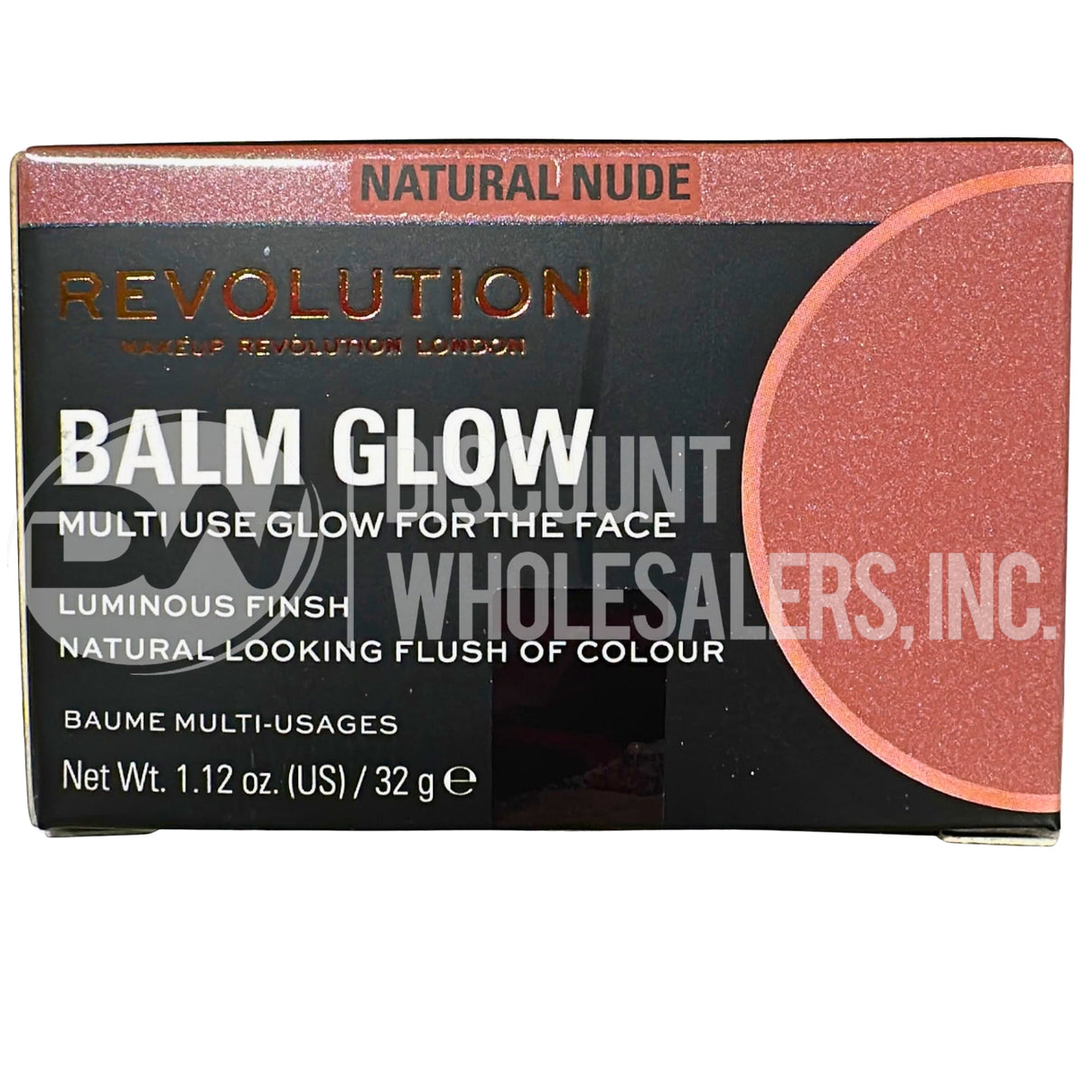 Revolution Balm Glow Multi-Use Luminous Balm, Natural Nude and Peach Bliss Mix 1.12 oz (150 Pcs Lot)
