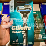Gillette Mach 3, 1 Cartridge 1 Razor (80 Pcs Lot)