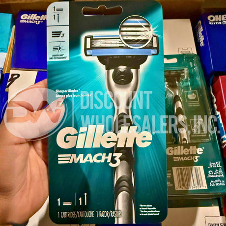 Gillette Mach 3, 1 Cartridge 1 Razor (80 Pcs Lot)