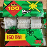 Scotch Magic Tape 3 Dispenser Rolls (96 Pcs Lot)