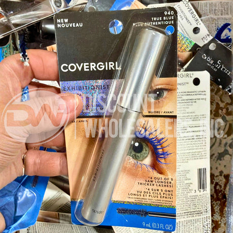 Covergirl Exhibitionist Mascara #940 True Blue (100 Pcs Lot)