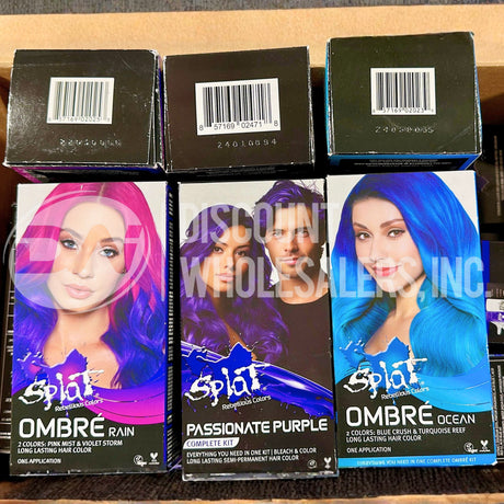 Splat Rebellious Hair Color Complete Kit Different Colors (80 Pcs Lot)