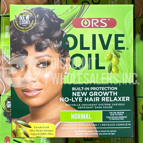 ORS New Growth No-Lye Hair Relaxer Normal Strength Box Kit (72 Pcs Lot)