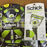 Schick Xtreme Pivot Ball 3 Disposable Razors (200 Pcs Lot)