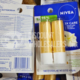 Nivea All-Day  Lip Care Duo Vanilla Buttercream  0.17 OZ (140 Pcs Lot)