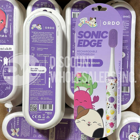 Sonic Edge Mallow Squad Rechargeable Toothbrush (80 Pcs Lot)