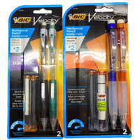 Thumbnail for BIC Velocity Mechanical Pencil #2 0.7 mm Max Comfortable Grip +75% Wider Eraser and #2 0.5 mm Side Clic Quicker Advancing Lead