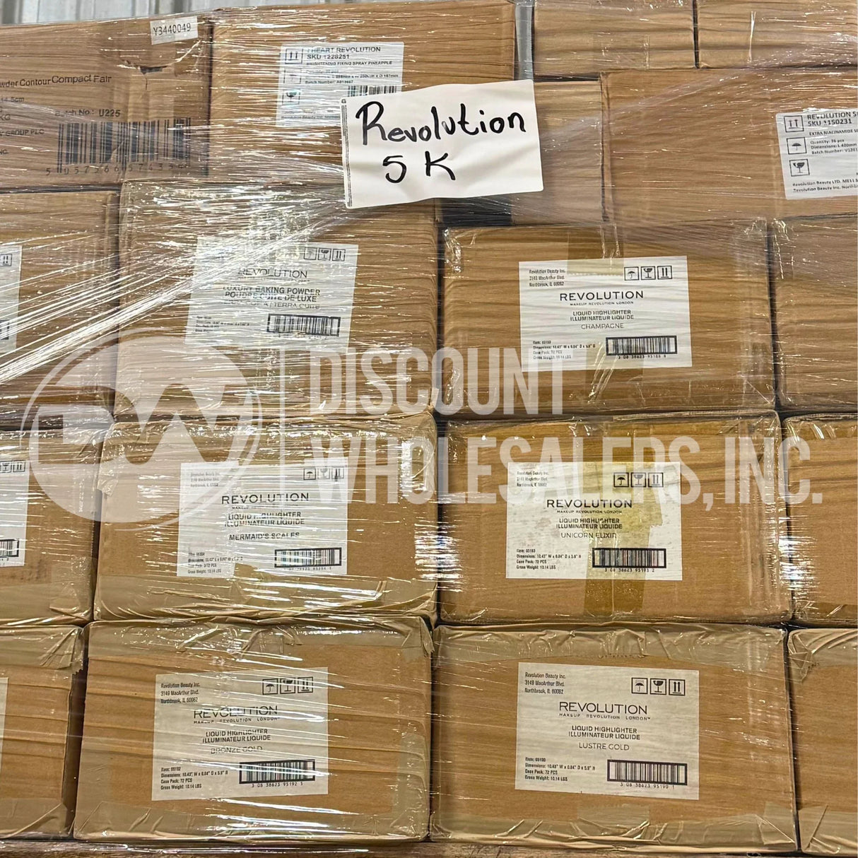 Revolution Cosmetic Mix (5000 Pcs Per Pallet)