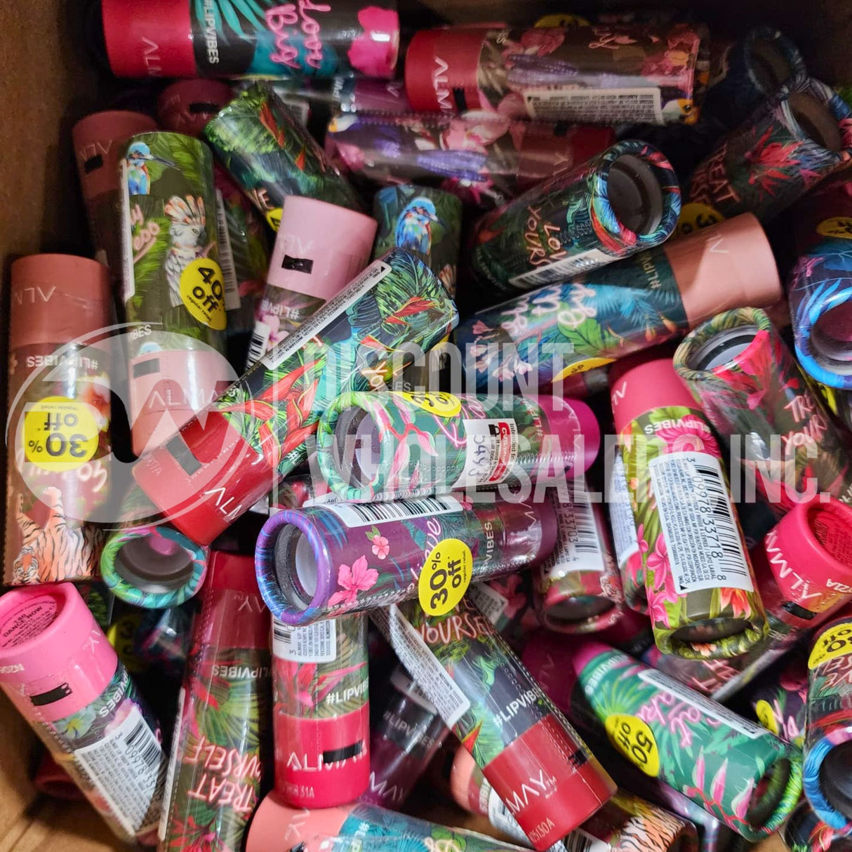 Almay Lip Vibes Lipstick Assorted Different Shades (120 Pcs Lot)