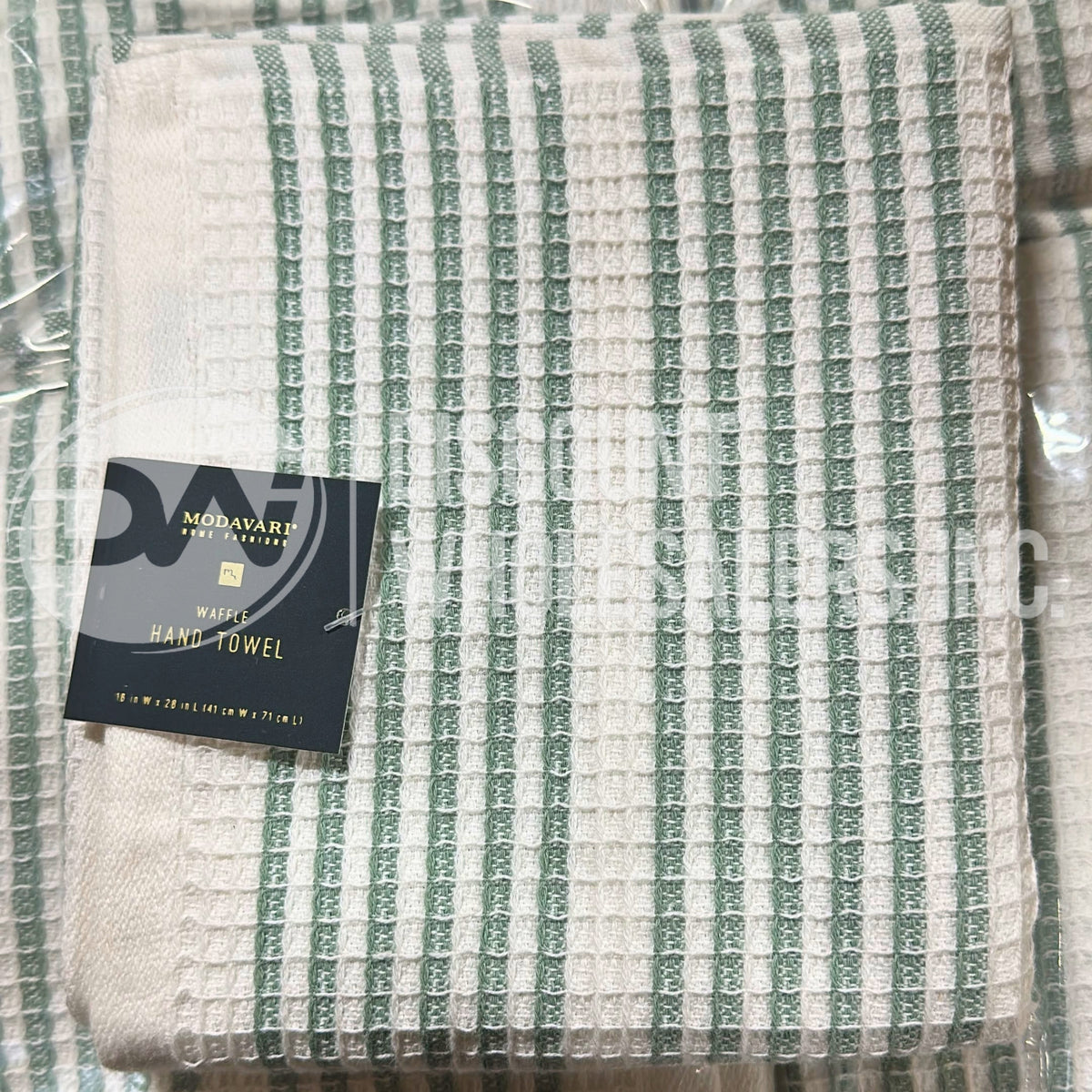 Modavari Waffle Hand Towel Blue Surf (114 Pcs Lot)