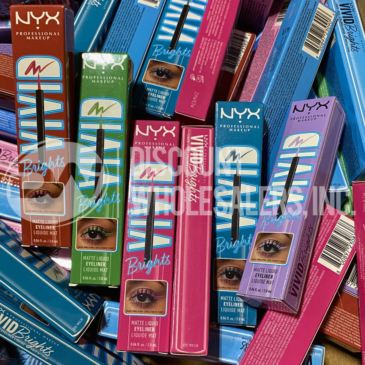 NYX Brights Matte Liquid Eyeliners Different Shades (200 Pcs Lot)